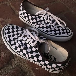 Authentic Checkerboard Vans